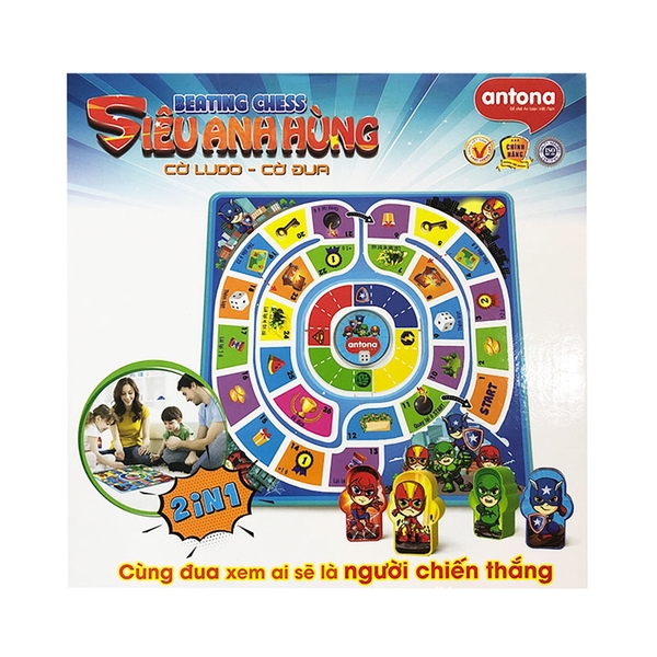 Bộ cờ Ludo cờ đua siêu anh hùng No.367