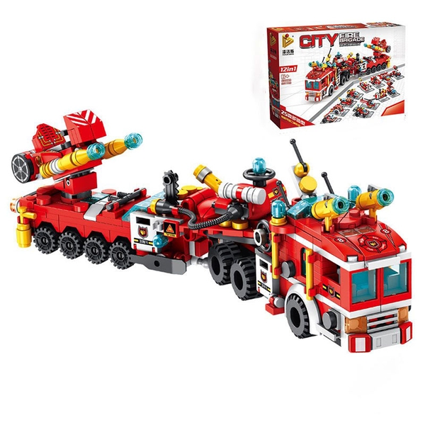 Bộ đồ chơi xếp hình Lego Fire Brigare (557 Pcs)