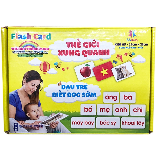 Bộ thẻ học thông minh Glenn doman Flash Card 14 chủ đề