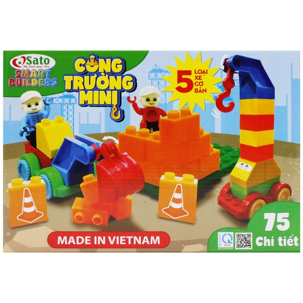 Đồ chơi lắp ghép công trình mini Sato110