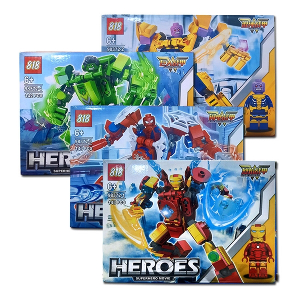 Đồ chơi xếp hình lego Heroes các nhân vật