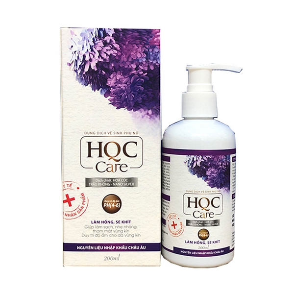 Dung dịch vệ sinh phụ nữ HQC Care 200ml