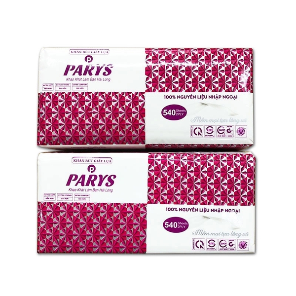 Giấy ăn rút Parys 540 tờ (2 lớp)