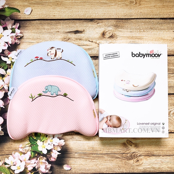 Gối chống bẹp đầu cho bé Baby Moov