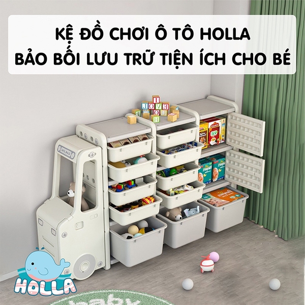 Kệ đựng đồ chơi Holla hình ô tô