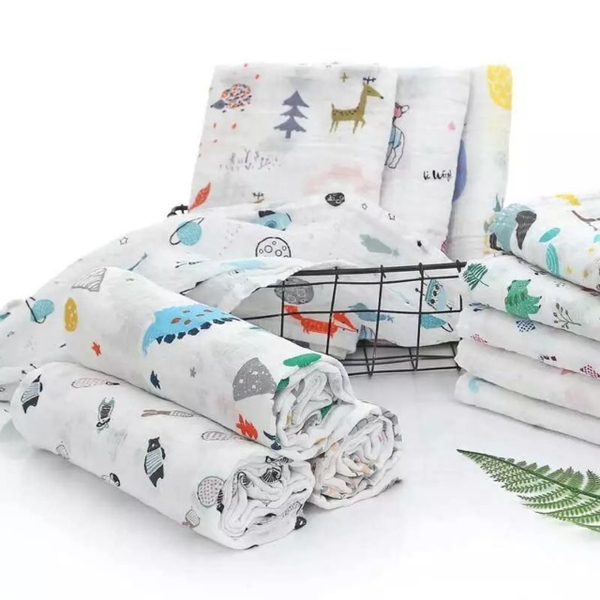 Khăn tắm xô 2 lớp Muslin Swaddle
