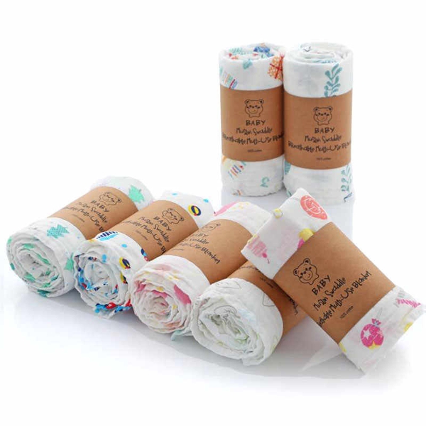 Khăn tắm sợi tre Aden Muslin Swaddle (110*120cm)