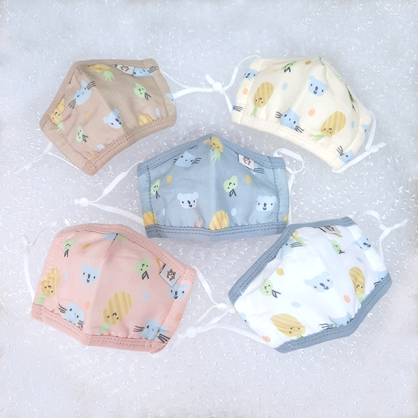 Khẩu trang em bé vải xô 6 lớp