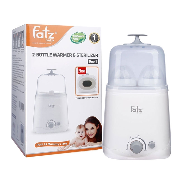 Máy hâm sữa Fatz 2 bình cổ rộng FB3012SL