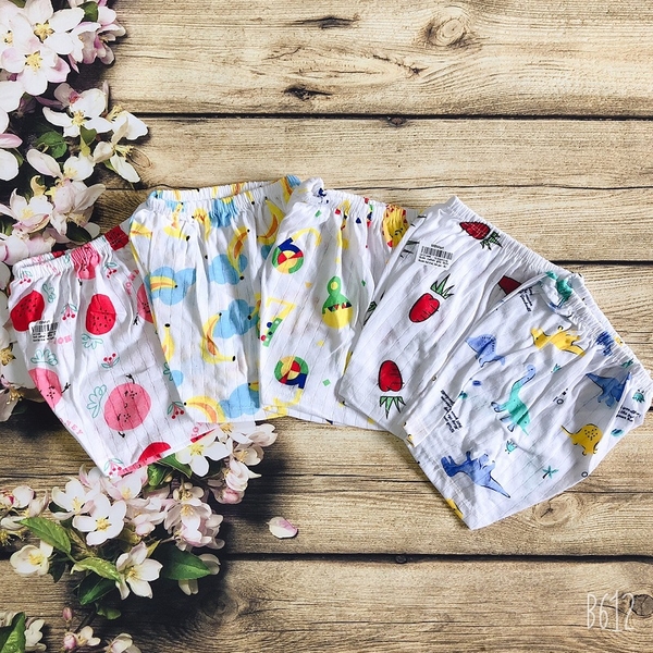 Quần cộc cotton giấy Carter cho bé