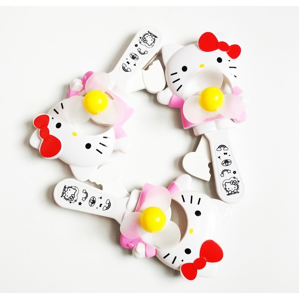 Quạt cầm tay Hello kitty 6388