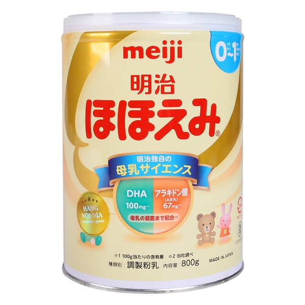 Sữa Meiji số 0 nội địa 800gr