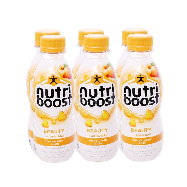 Sữa tươi nutriboost beauty 220ml (dưa lưới, đào)