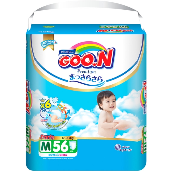 Bỉm quần Goon Premium M56, L46, XL42, XXL34