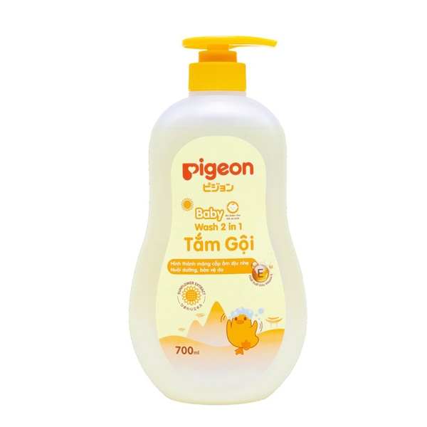 Tắm gội pigeon 700ml hoa hướng dương