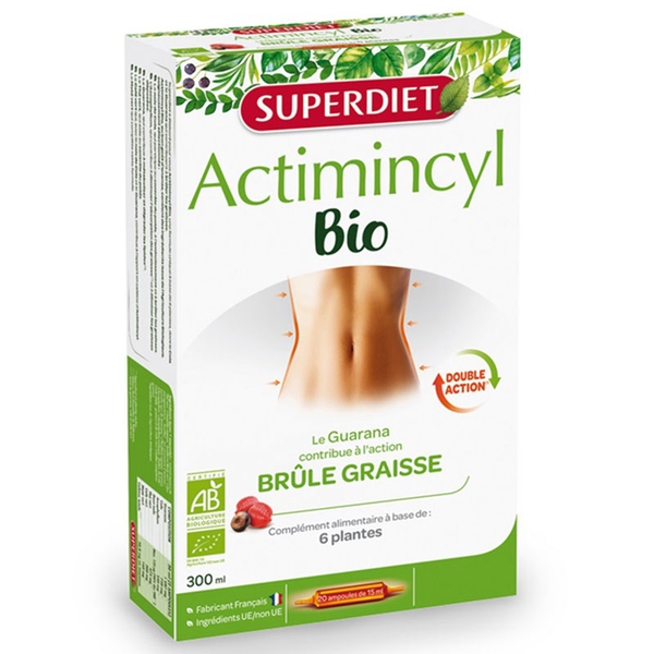 Thực phẩm đốt mỡ giảm cân Superdiet Actimincly Bio của Pháp