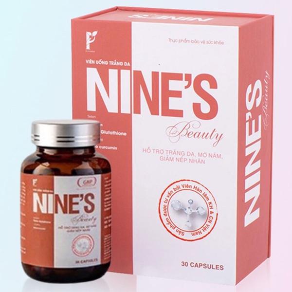 Viên uống trắng da Nines beauty mờ nám hiệu quả