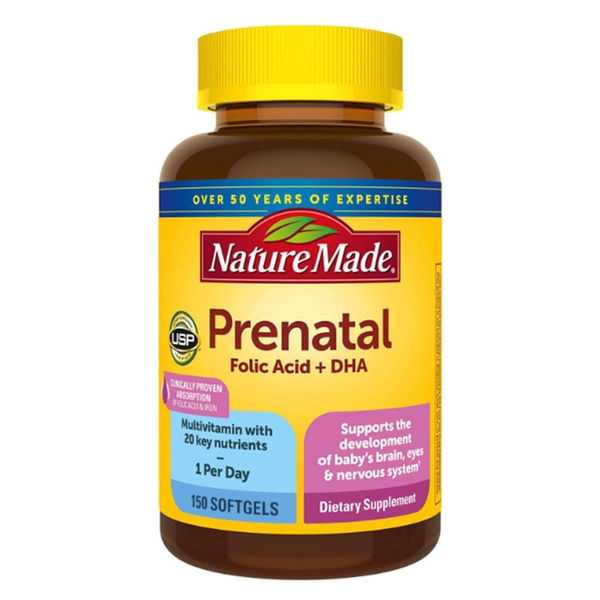 Vitamin tổng hợp cho bà bầu Nature Made Prenatal Multi + DHA