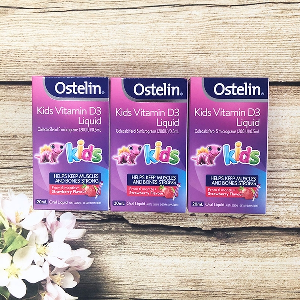 Vitamin D3 Ostelin Kid 20ml (6 tháng - 12 tuổi)