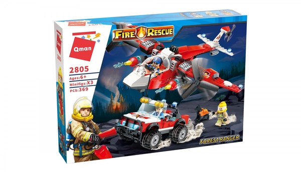 Bộ xếp hình máy bay và xe của đội cứu hộ ban đêm 2805