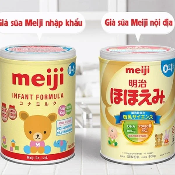 Bảng giá sữa Meiji của Nhật "MỚI NHẤT" cho các mẹ tham khảo