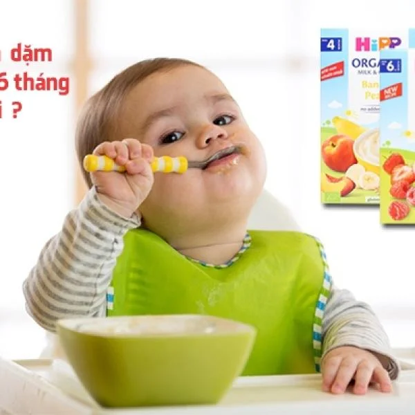 Các loại bột ăn dặm Hipp dành cho bé từ 4 đến 6 tháng tuổi