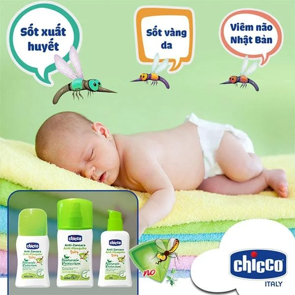 Các loại kem chống muỗi Chicco cho bé sơ sinh cực kỳ hiệu quả