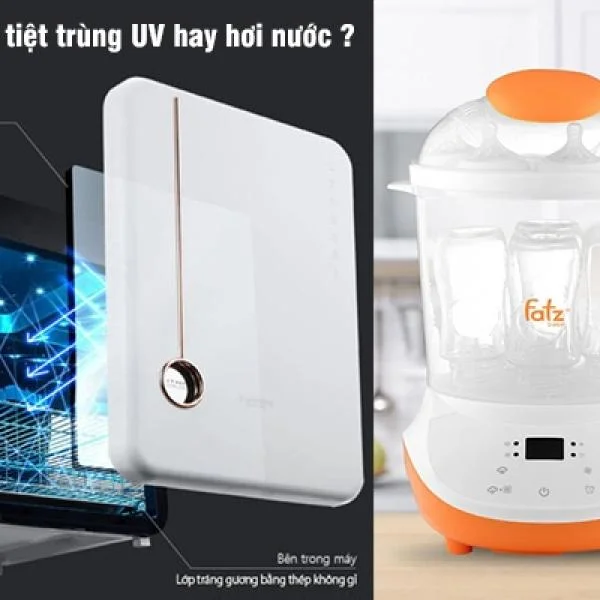 Sự khác biệt giữa máy tiệt trùng UV và tiệt trùng bằng hơi nước loại nào tốt hơn