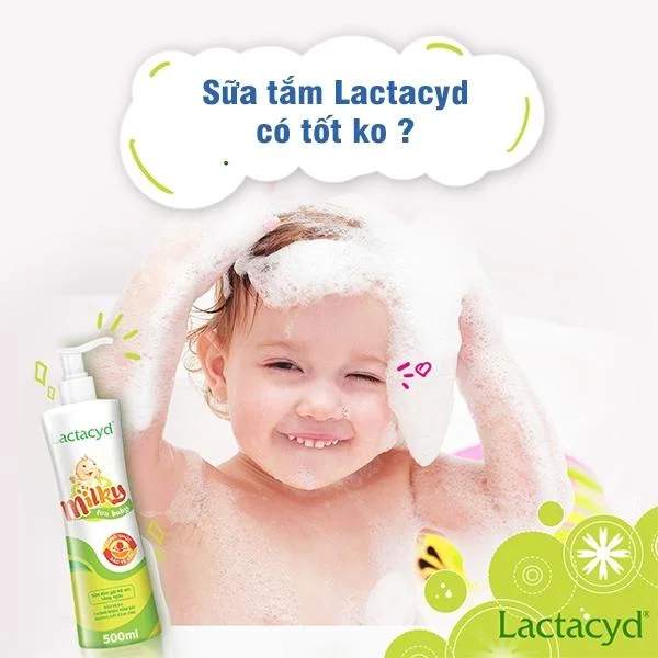 Sữa tắm Lactacyd BB có tốt không và có nên dùng sữa tắm Lactacyd cho trẻ sơ sinh ?