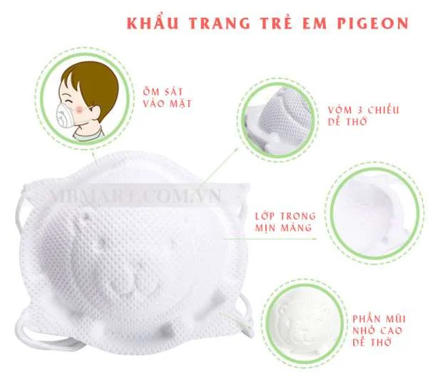 khau-trang-tre-em-pigeon-hinh-gau-2