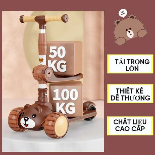 xe-truot-scooter-cho-be-hinh-gau-2in1-2