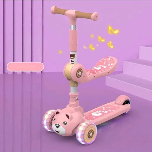 xe-truot-scooter-cho-be-hinh-gau-2in1-5