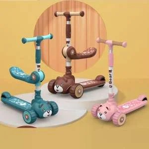 xe-truot-scooter-cho-be-hinh-gau-2in1-1