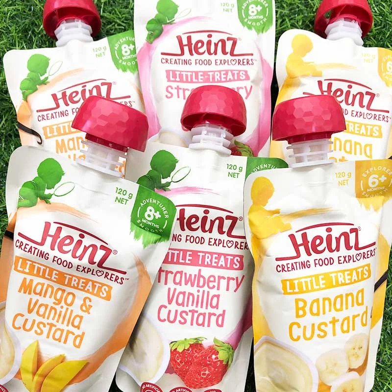 Váng sữa Heinz Úc cho bé túi tiện dụng