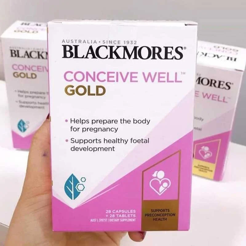 Bổ trứng Blackmores Conceive Well Gold3