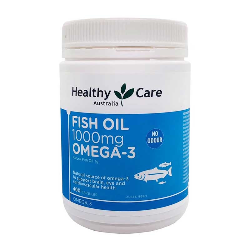 Dầu cá Omega 3 Healthy Care Úc 1000mg