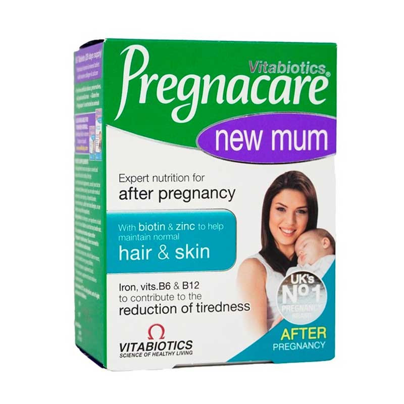 Viên uống Pregnacare New Mum Hair & Skin đẹp da, chống rụng tóc sau sinh