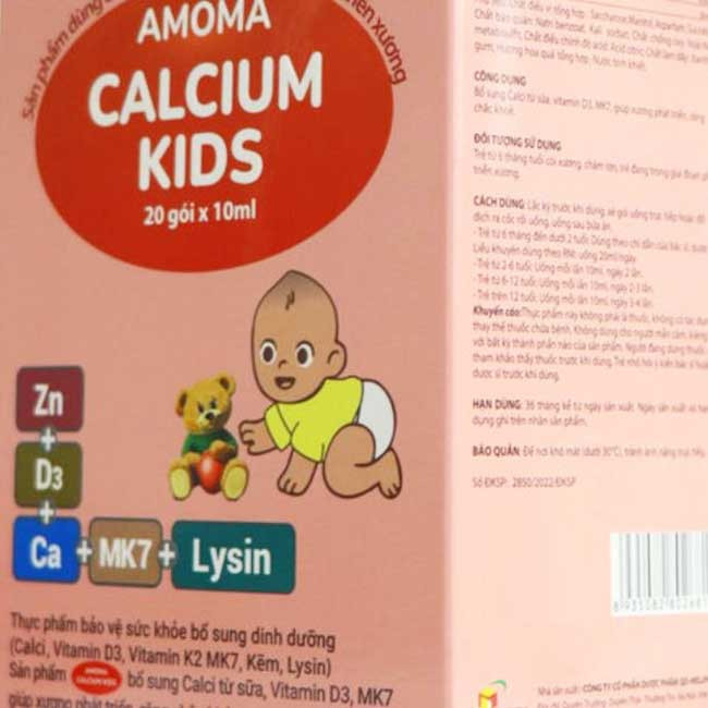 Canxi hữu cơ cho bé Amoma Calcium Kids2