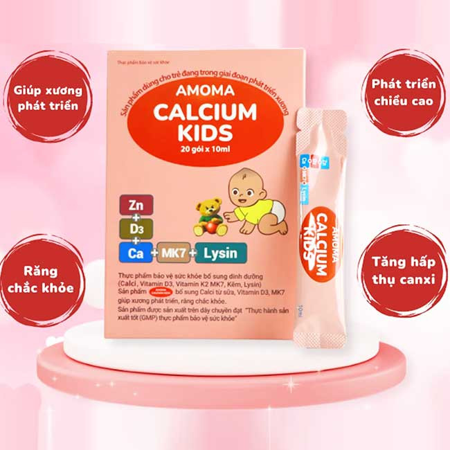 Canxi hữu cơ cho bé Amoma Calcium Kids5