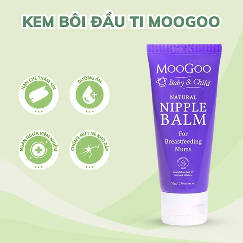 Kem trị nứt đầu ti Moogoo Úc cho mẹ5