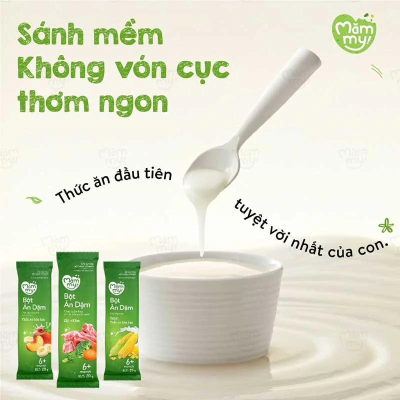 Bột ăn dặm cho bé Mămmy nhiều vị-7