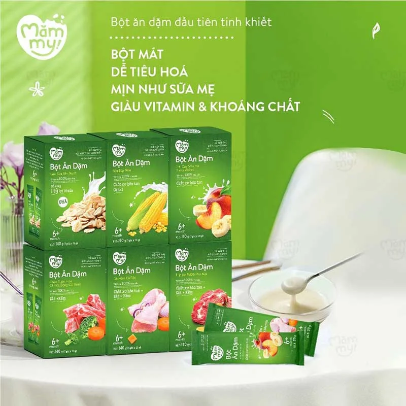 Bột ăn dặm cho bé Mămmy nhiều vị-9