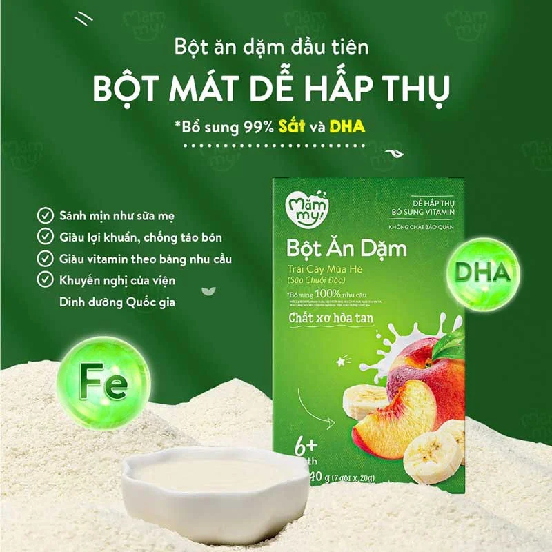 Bột ăn dặm cho bé Mămmy nhiều vị-8