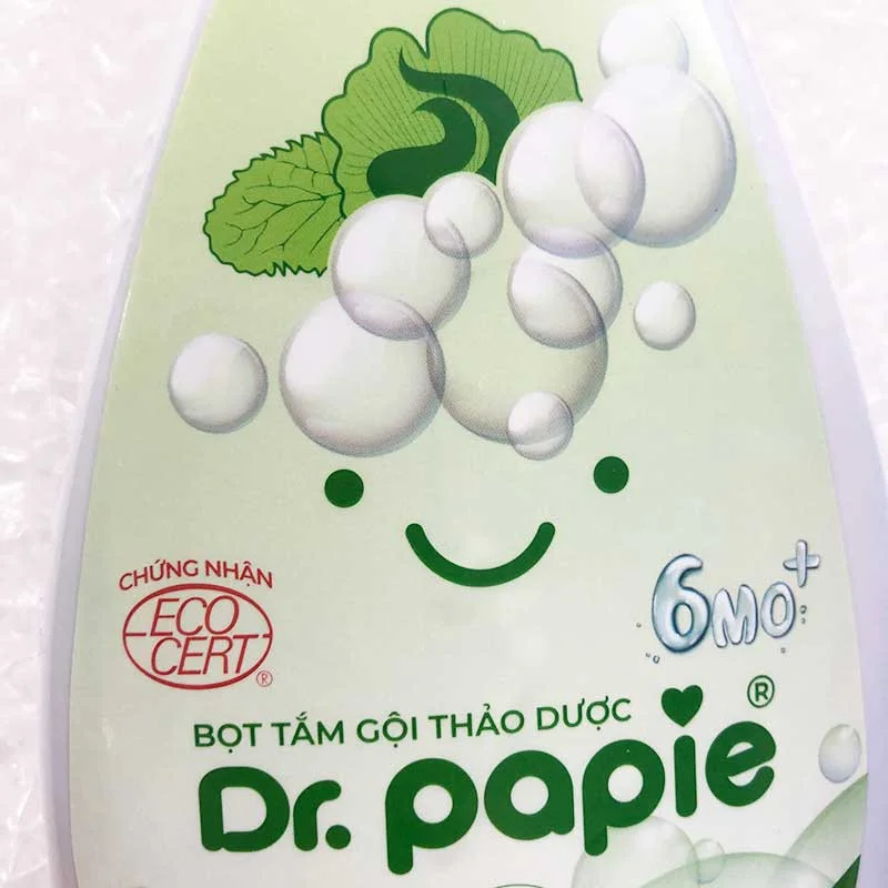 Sữa tắm Dr Papie thảo dược tạo bọt-2