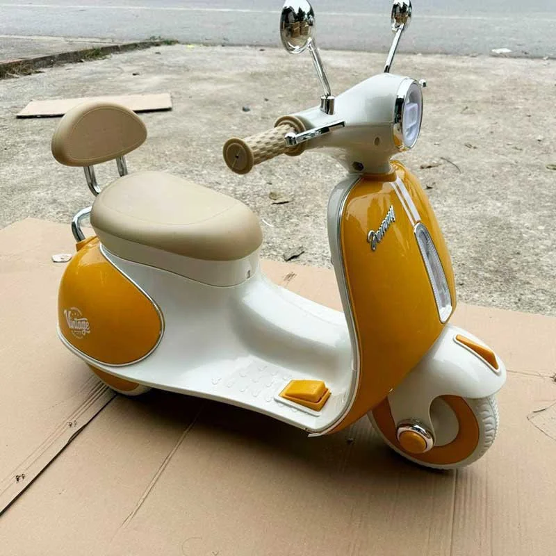 Xe vespa điện cho bé Vintage No.8-6