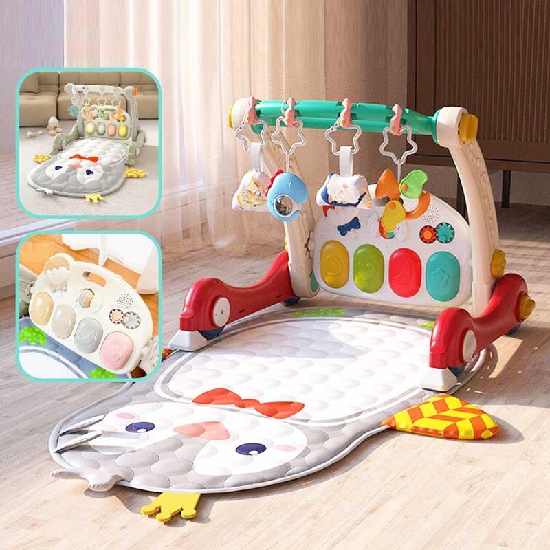 Thảm nhạc cho bé Penguin 3in1 No.245 kiêm đàn piano, xe tập đi