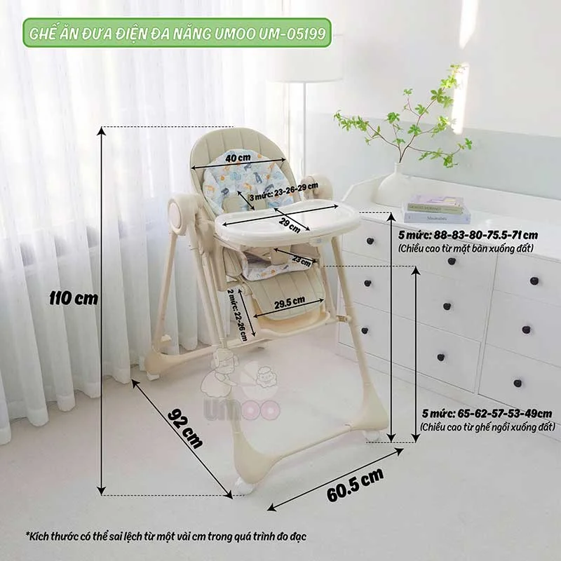 Ghế ăn dặm Umoo UM-05199 cao cấp-4