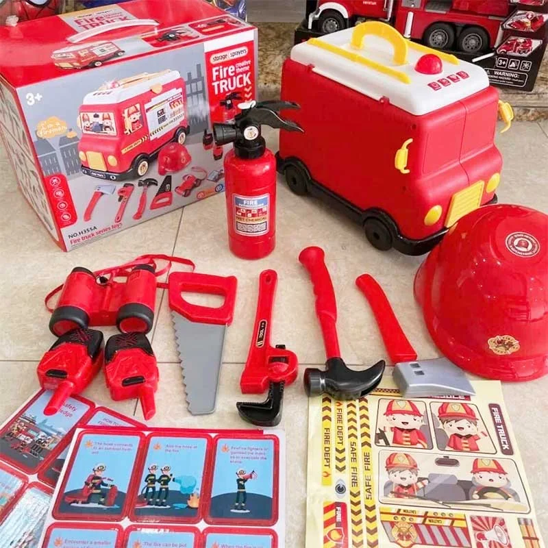 Đồ chơi xe cứu hỏa 22 chi tiết H355-1