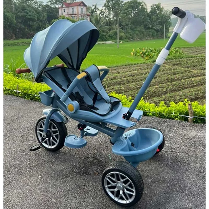 Xe đẩy 3 bánh có mái che, đảo chiều ghế ngồi, có ngả lưng MB-915-2