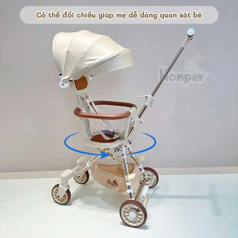 Xe đẩy du lịch gấp gọn Honper HP809-2